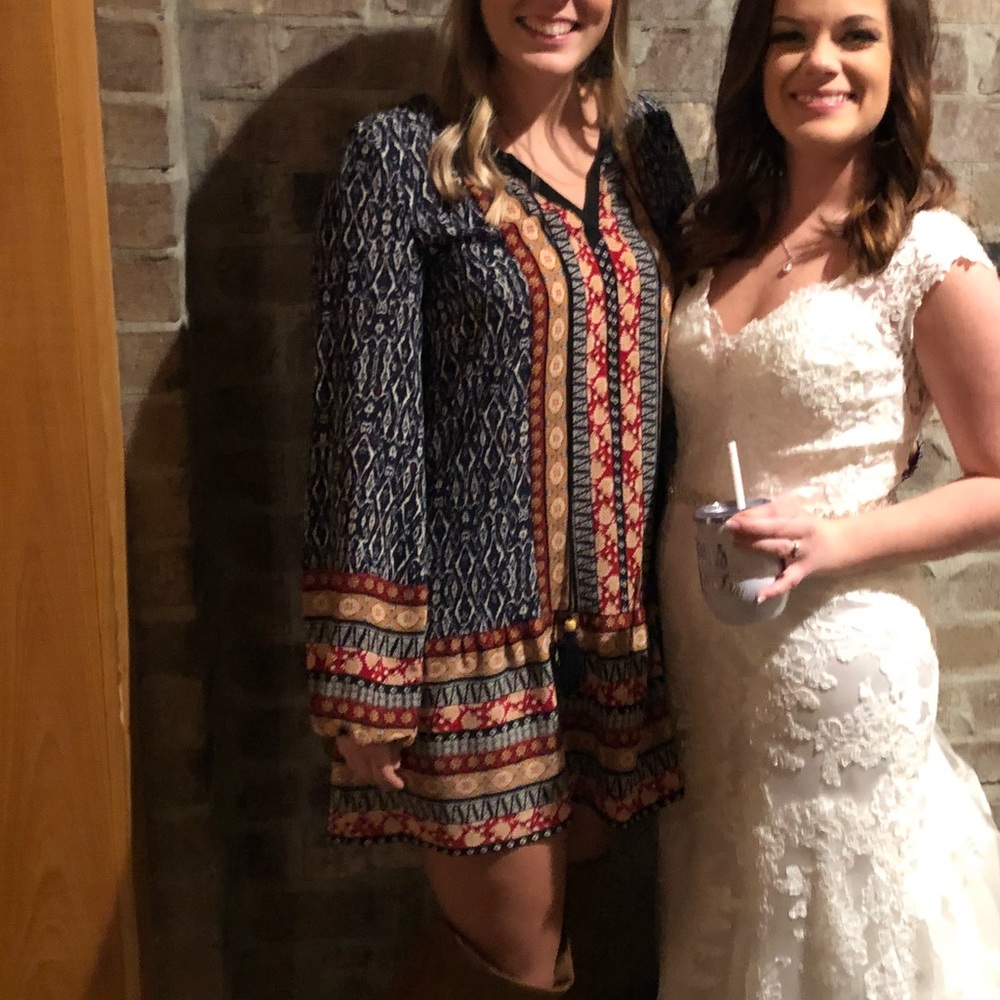 Blu Pepper tunic dress size M like new